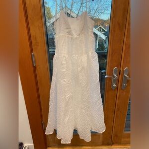 storia white dress — so flattering!!